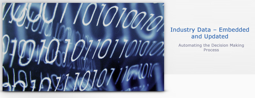 Industry Data – Embedded and Updated